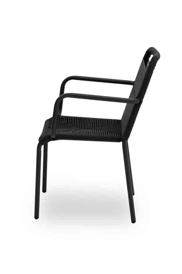 Technoratanová židle MARCELLO antracit - foto 4