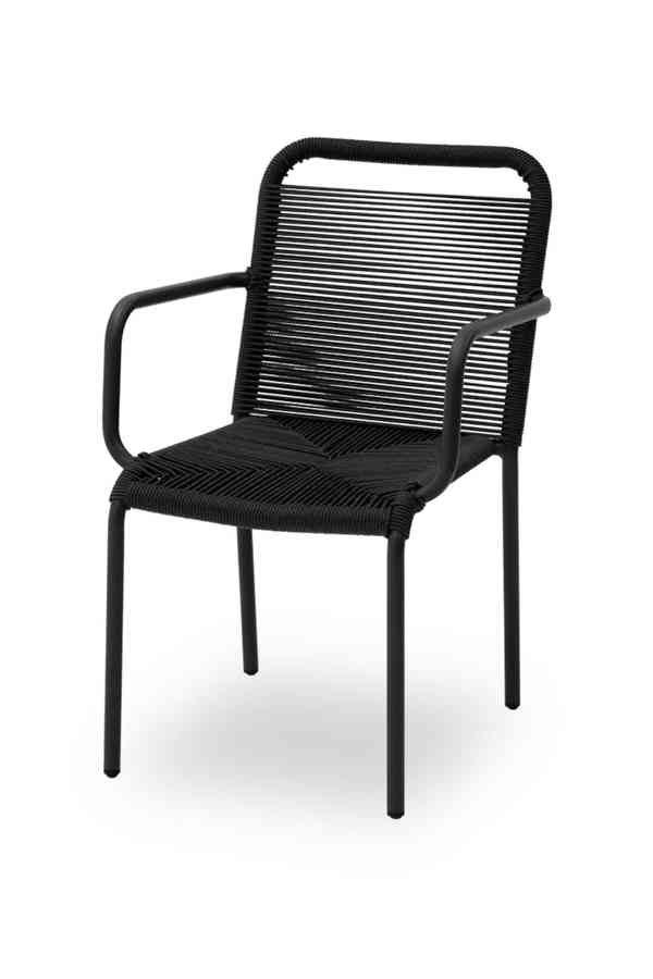 Technoratanová židle MARCELLO antracit - foto 1