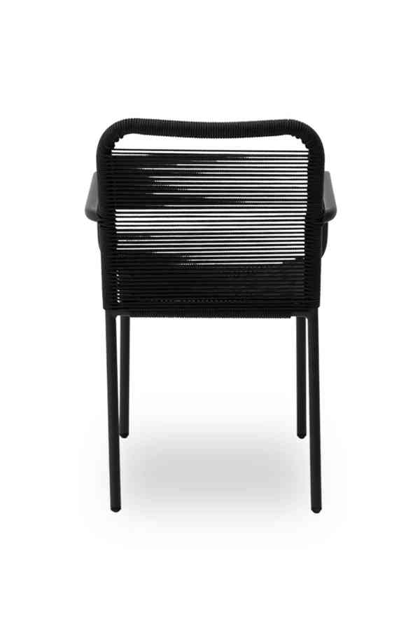 Technoratanová židle MARCELLO antracit - foto 3