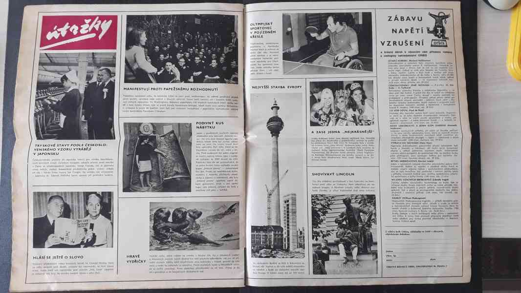  Svět v obrazech 7. 12. 1968 - starý časopis  - foto 4