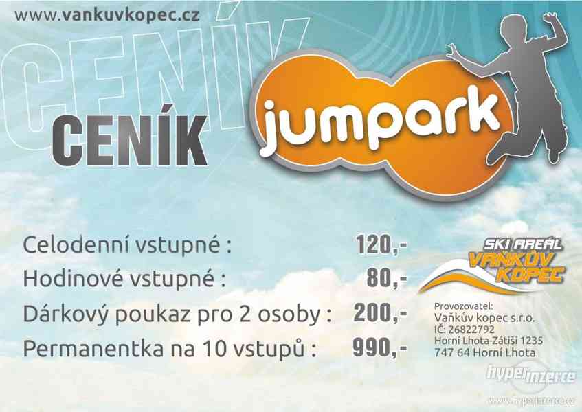 Permanentka do JUMPARKU-10 vstupů-sleva 600,-Kč!!! - foto 3