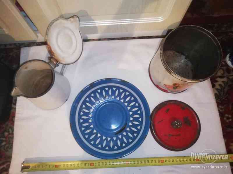 Kolekce smaltovaného nádobí - 3 ks - foto 2