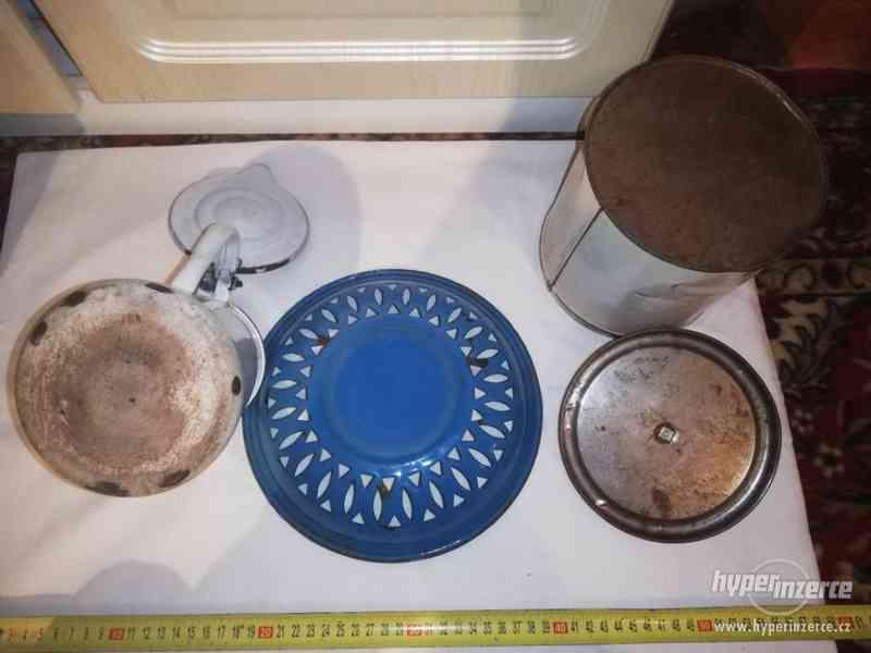 Kolekce smaltovaného nádobí - 3 ks - foto 3