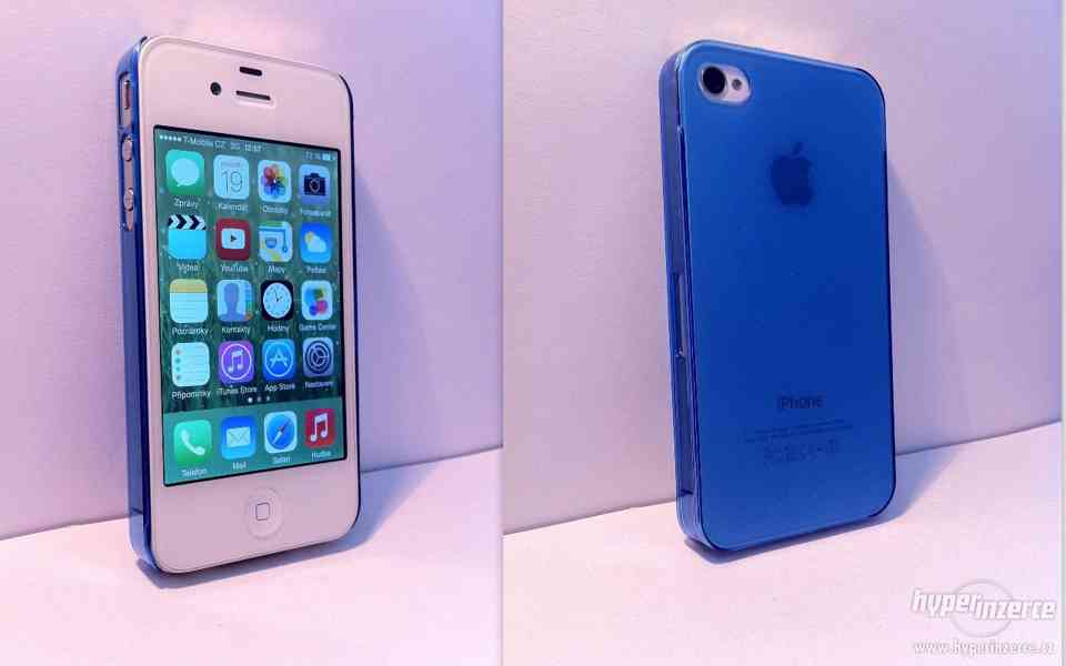 Modrý obal/kryt na iPhone 4 či 4S - foto 1