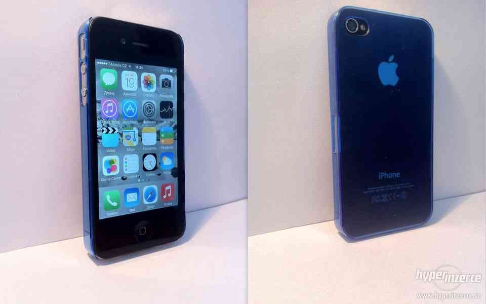 Modrý obal/kryt na iPhone 4 či 4S - foto 2