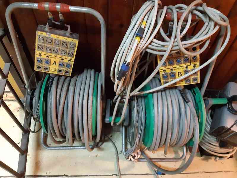 2 ks. multipárových kabelů se Stage boxem Amma Sounds System - foto 1