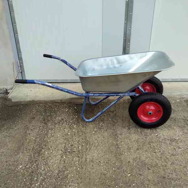 kolecko 130L nosnost 210kg stavebni zahradni vozík - foto 2