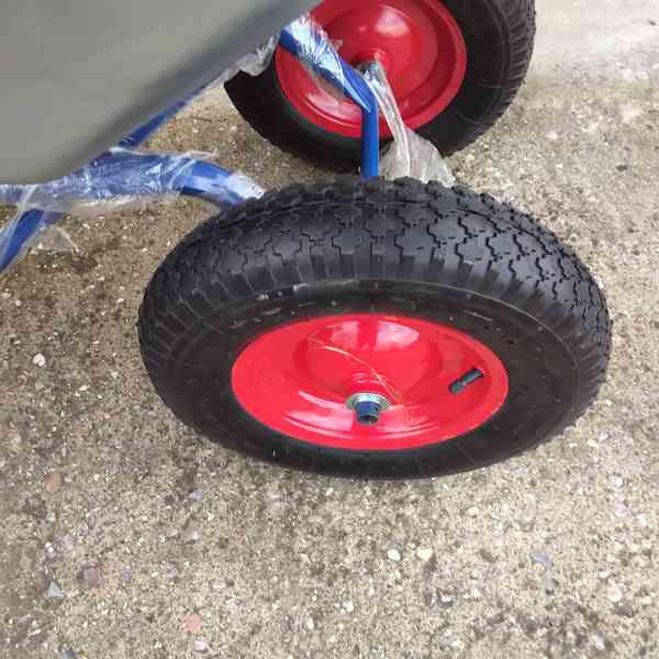 kolecko 130L nosnost 210kg stavebni zahradni vozík - foto 3