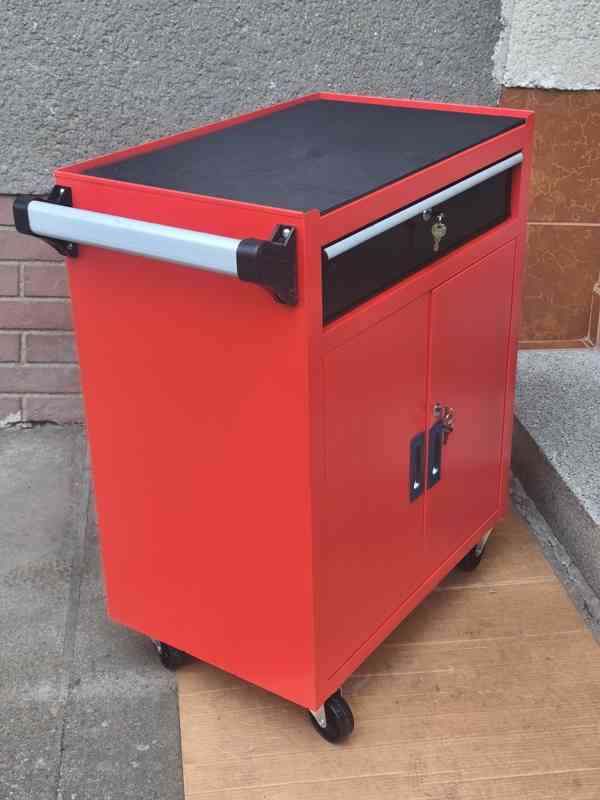 Prodám NEPOUŽITOU Mobilní skříňka na nářadí se skříňkou a zá - foto 3