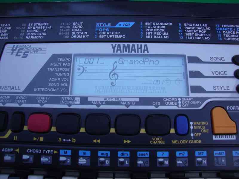 Klávesy Yamaha PSR -79 pěkný stav funkční PC: 5390 Kč - foto 7