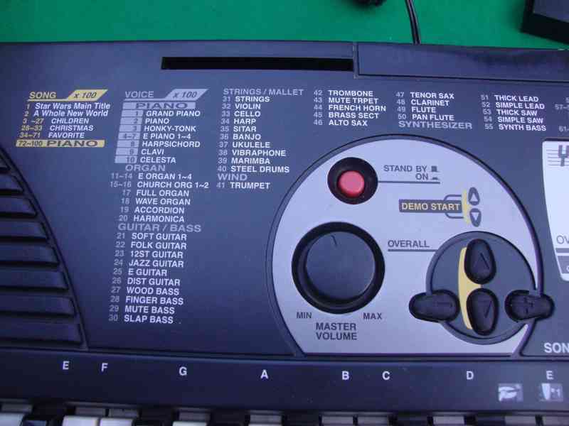 Klávesy Yamaha PSR -79 pěkný stav funkční PC: 5390 Kč - foto 8