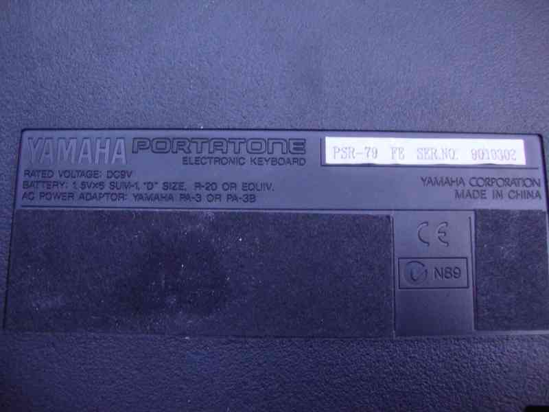 Klávesy Yamaha PSR -79 pěkný stav funkční PC: 5390 Kč - foto 17