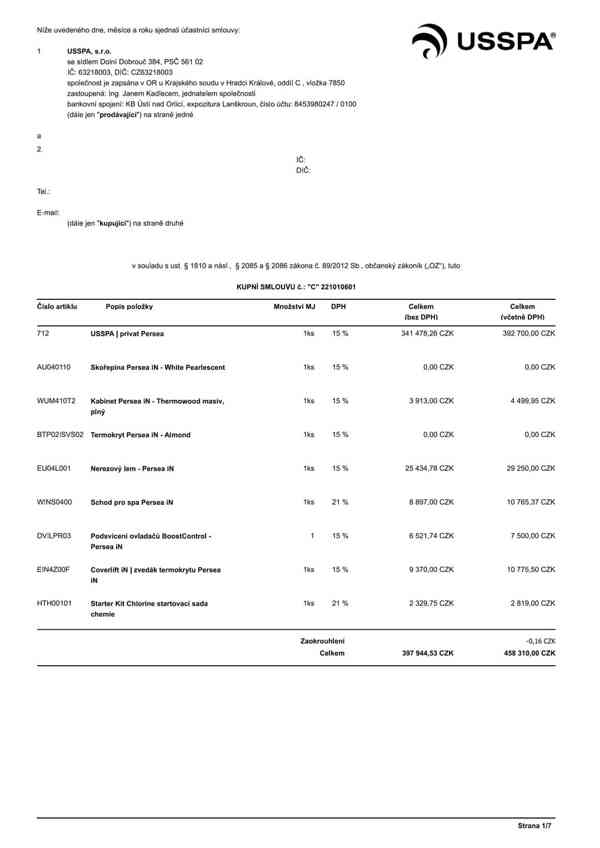 Vířivka USSPA Persea 11/2022 - foto 8