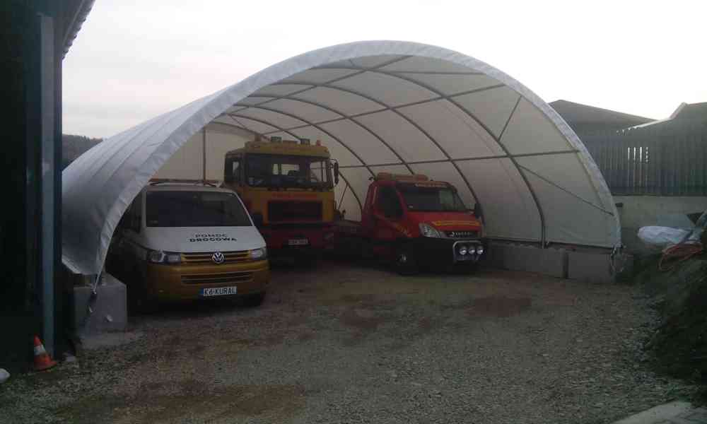 Zastřešení kontejneru 6x12 m, kontejnerový stan kontejnerová - foto 4