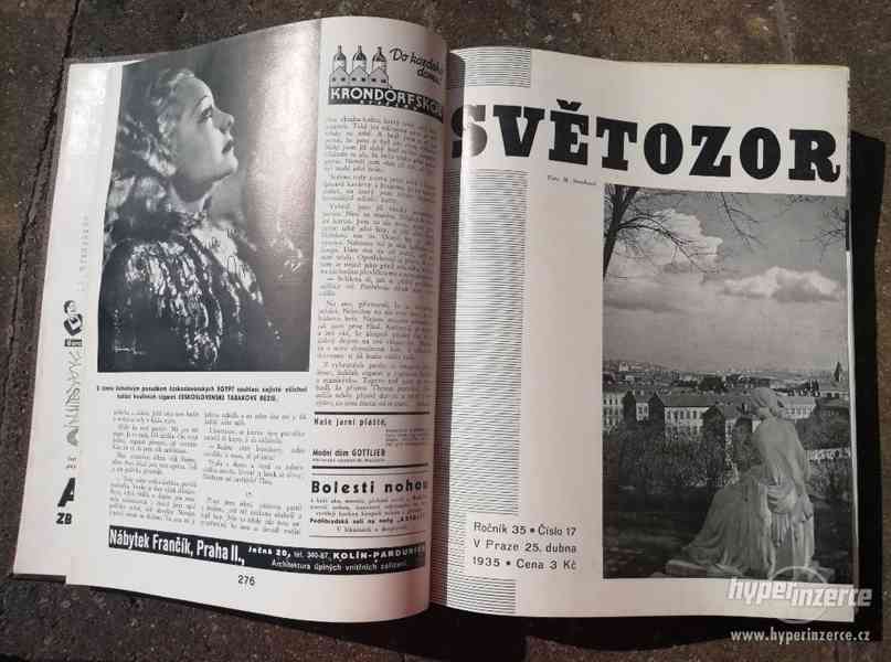 Kniha Světozor 35. ročník 2.díl poč. č.17 r. 1935 - foto 7