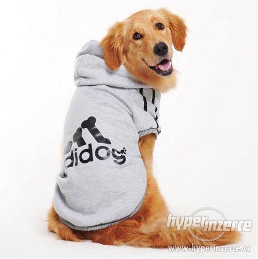 Obleček pro psa - Adidog mikina - foto 1
