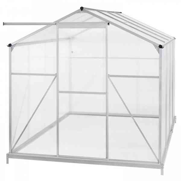 Hliníkový polykarbonátový skleník 4,75 m² - 190 x 253 x 195  - foto 3