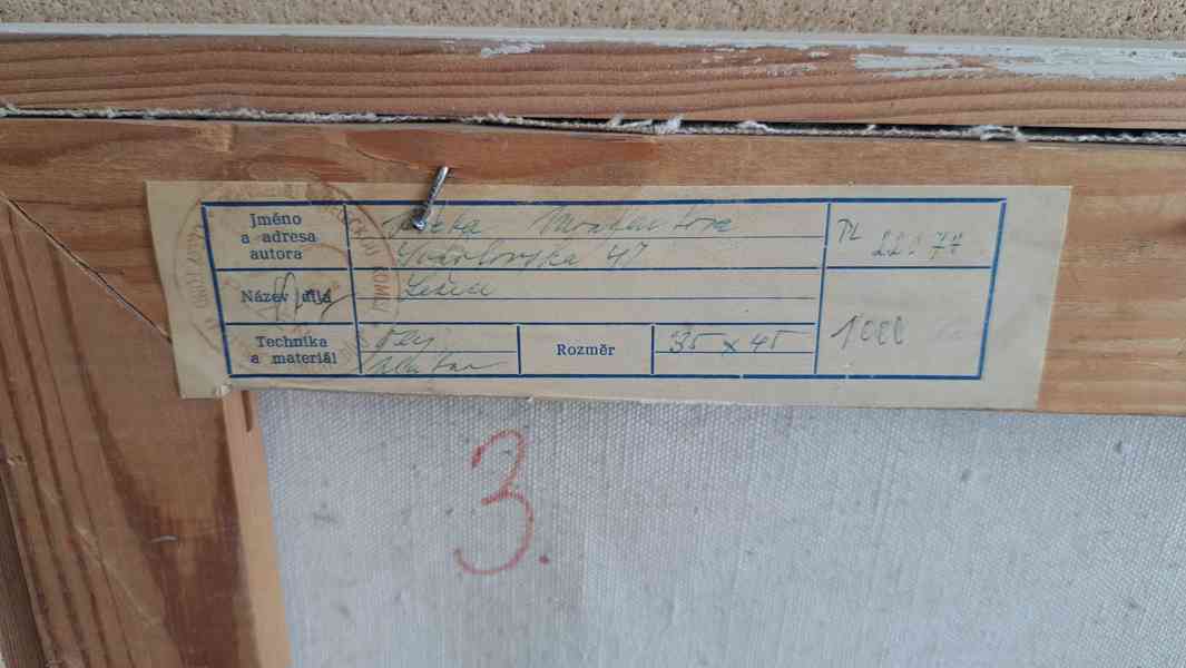 Obraz Ležící - Monhartová Květa - foto 4