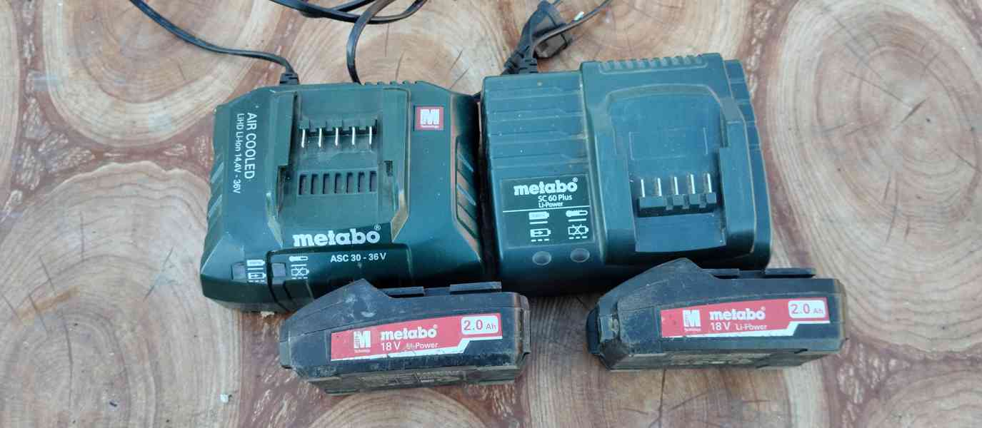 METABO SC60 Plus , ASC30 včetně 2x 2.0 Ah , 18V baterie - foto 7