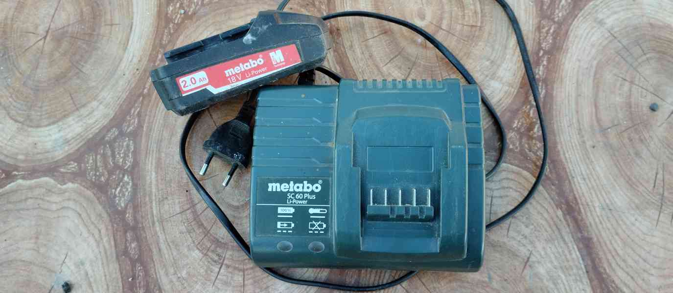 METABO SC60 Plus , ASC30 včetně 2x 2.0 Ah , 18V baterie - foto 4