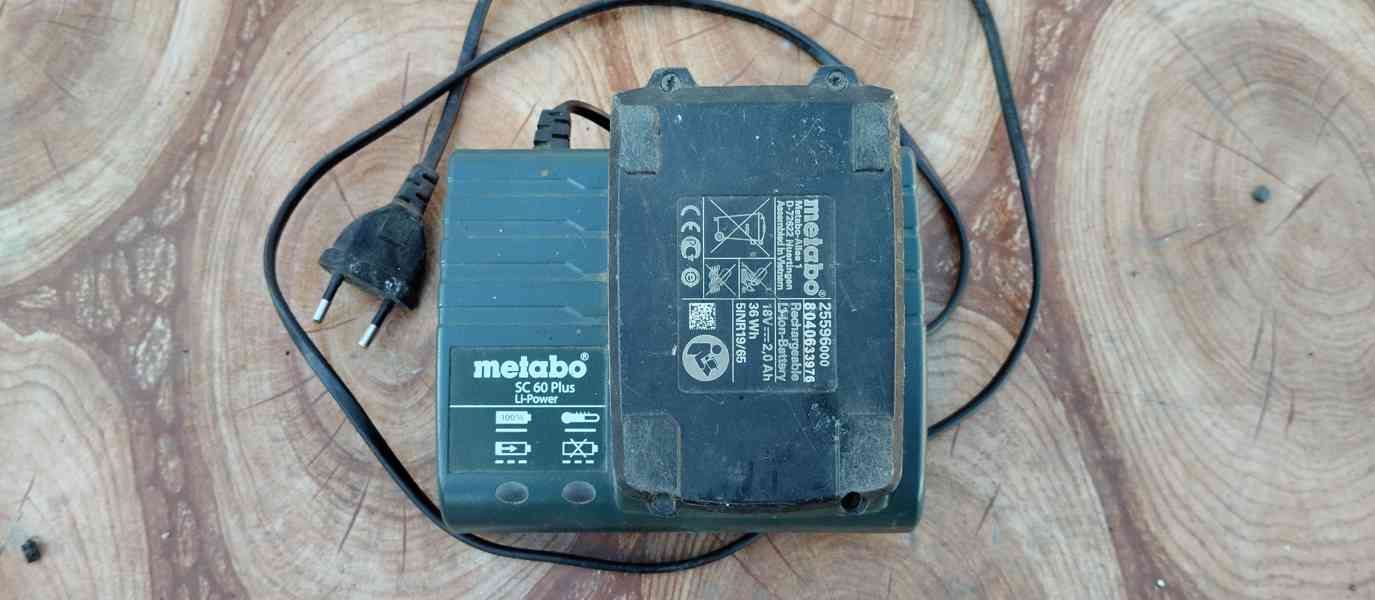 METABO SC60 Plus , ASC30 včetně 2x 2.0 Ah , 18V baterie - foto 5