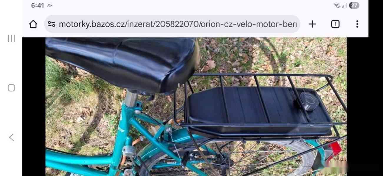 ORION ČZ VELO, motor Bernardi, originální stav - foto 4