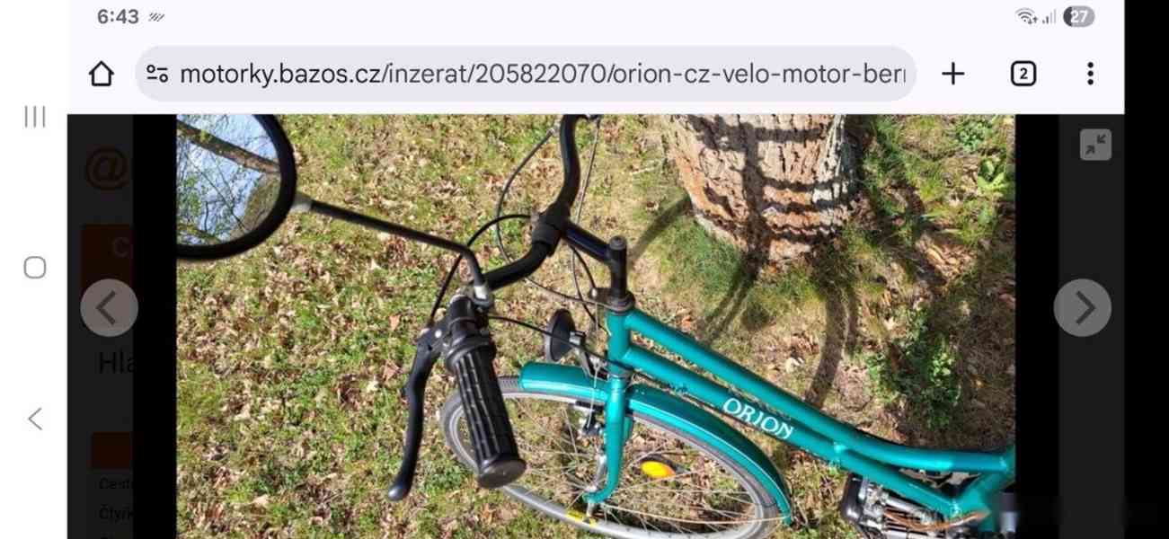 ORION ČZ VELO, motor Bernardi, originální stav - foto 3