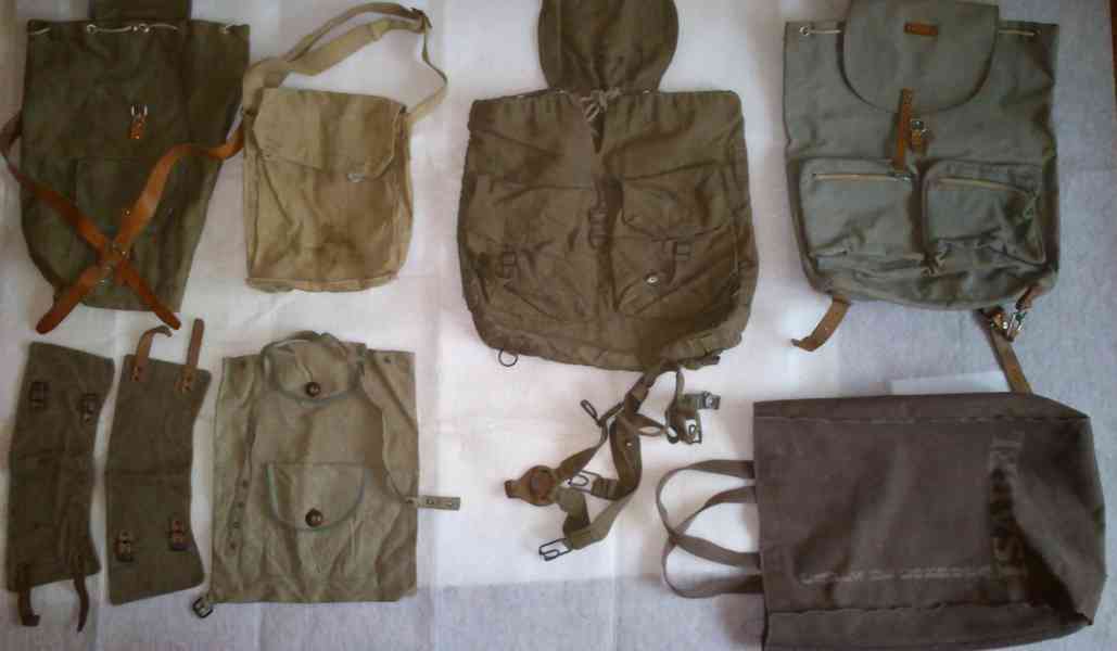 Vojenské návleky/kamaše na boty, batohy a tašky