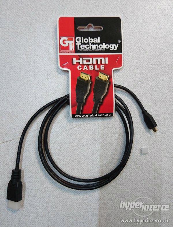 HDMI - micro hdmi kabel 1m, v 1.4 - foto 1