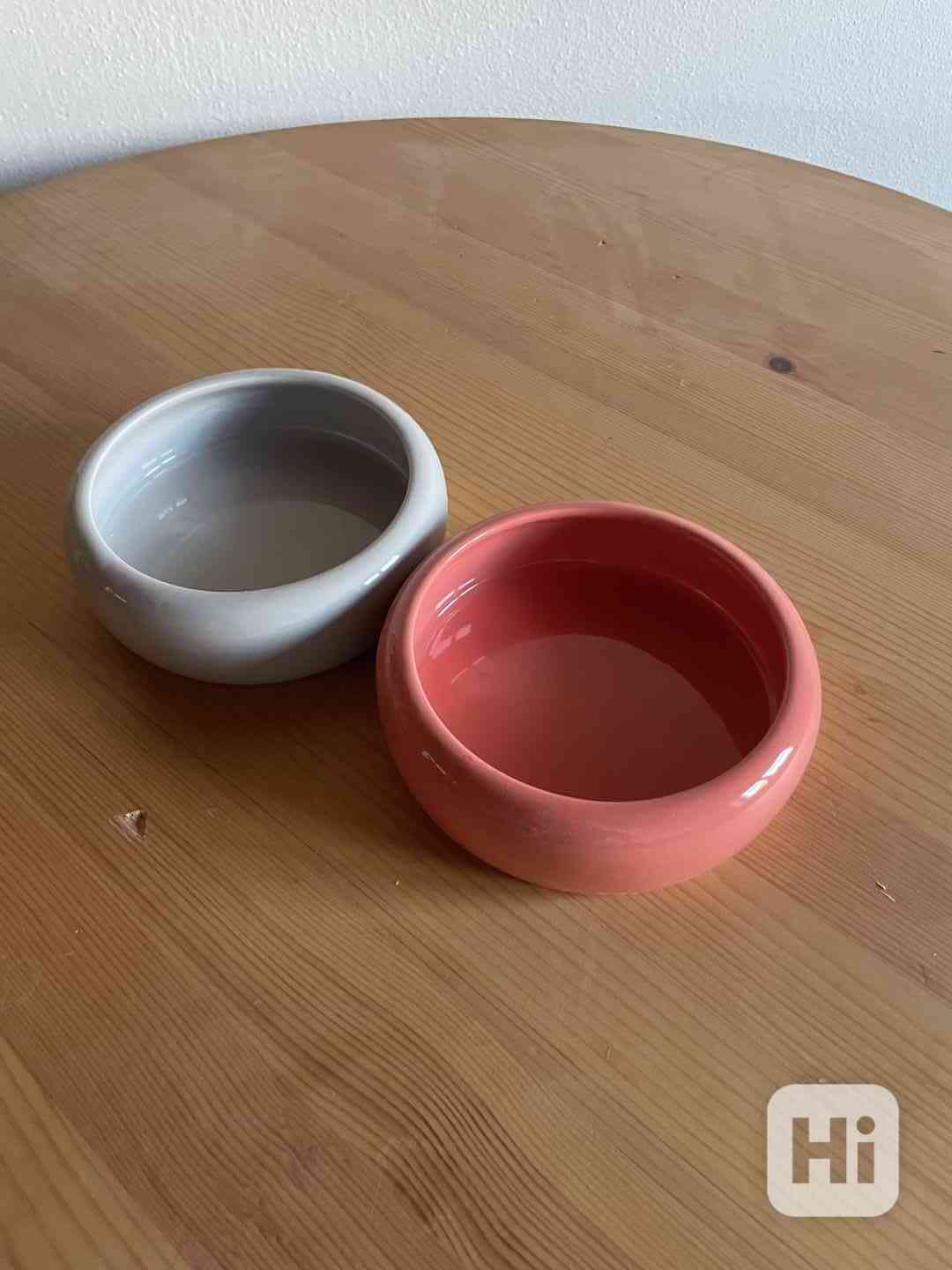 Keramické misky pro domácí mazlíčky – 2 ks – 100 Kč - foto 1