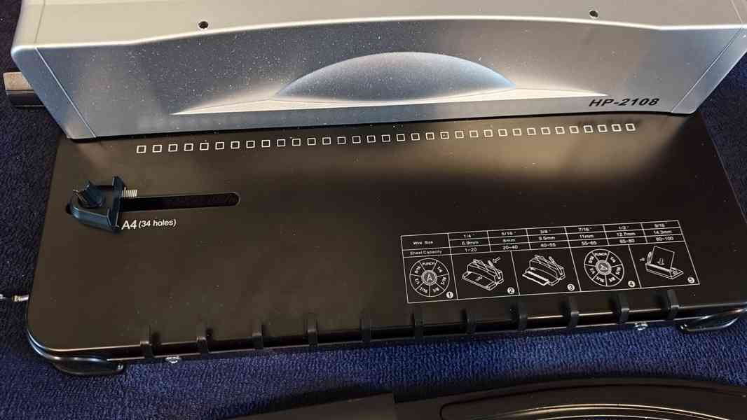 Prodám vazač HP 2108 a CPW20 pro kalendářový výsek - foto 2