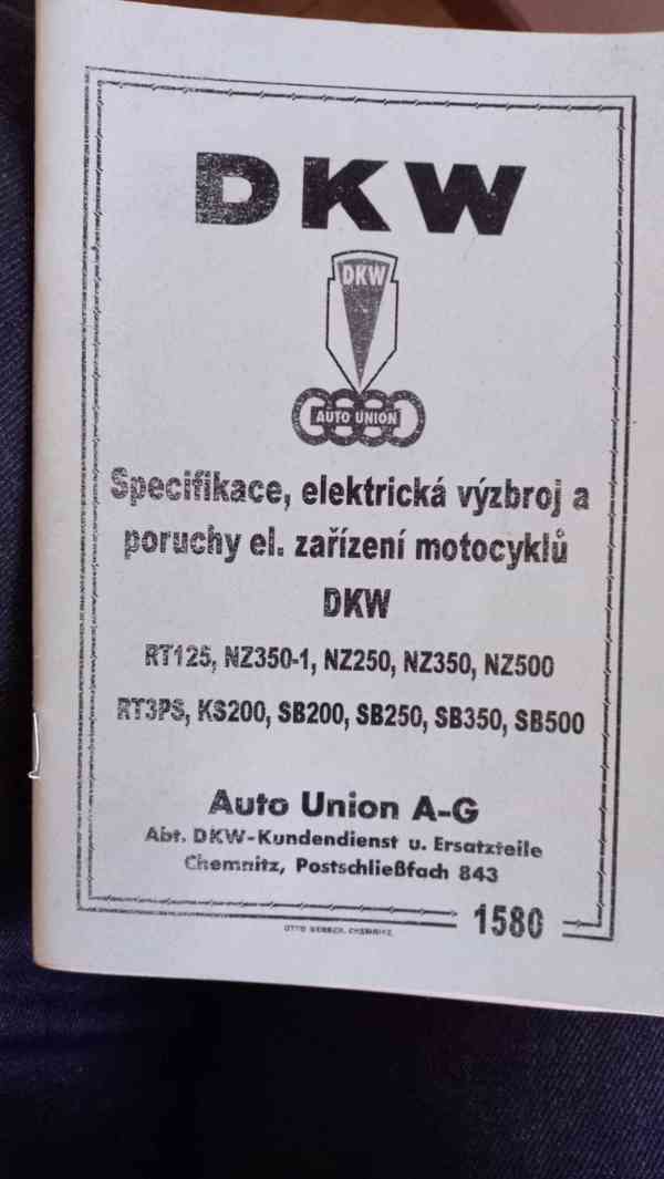 Dokumentace na předválečné motocykly značky DW - foto 28