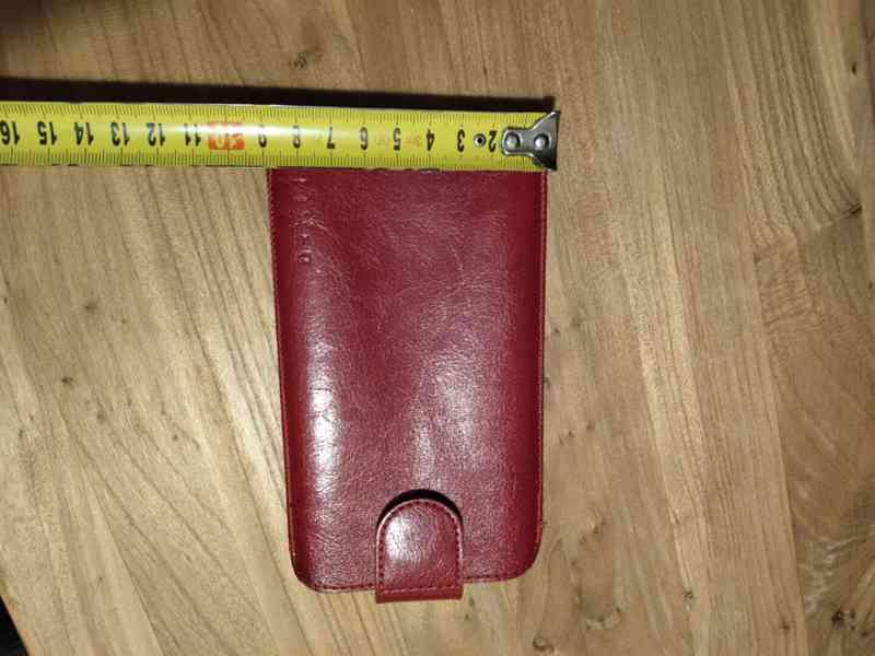 Zánovní kožené pouzdro na mobil FIXED - foto 3