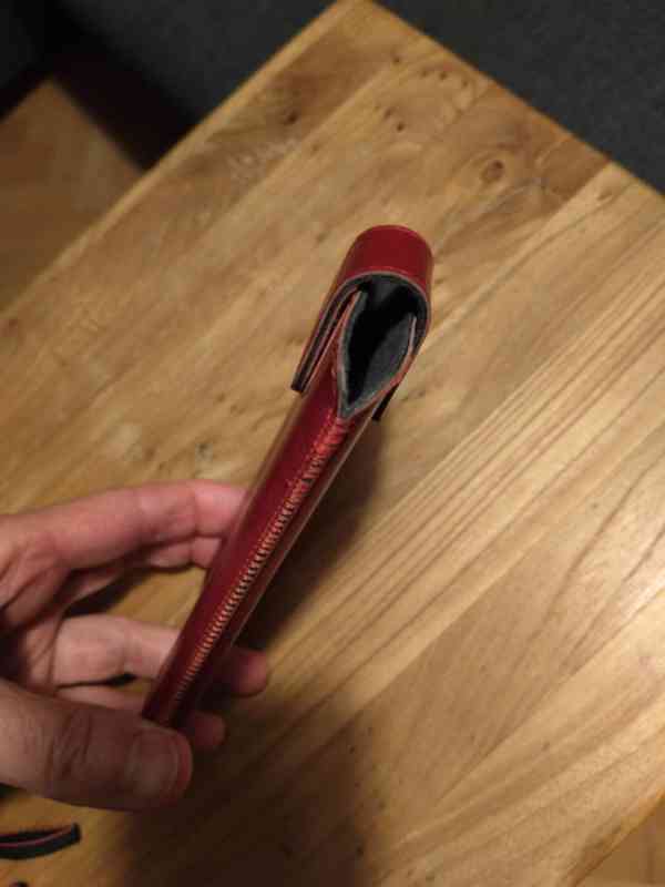 Zánovní kožené pouzdro na mobil FIXED - foto 4