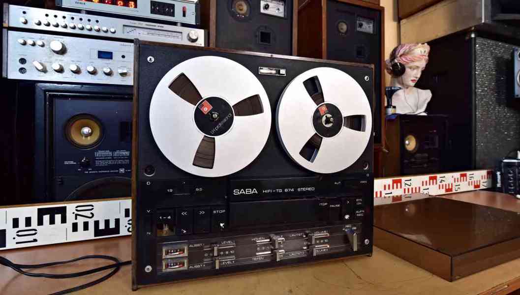 SABA HIFI-TG 674 STEREO kotoučový magnetofon Německo 1974-8