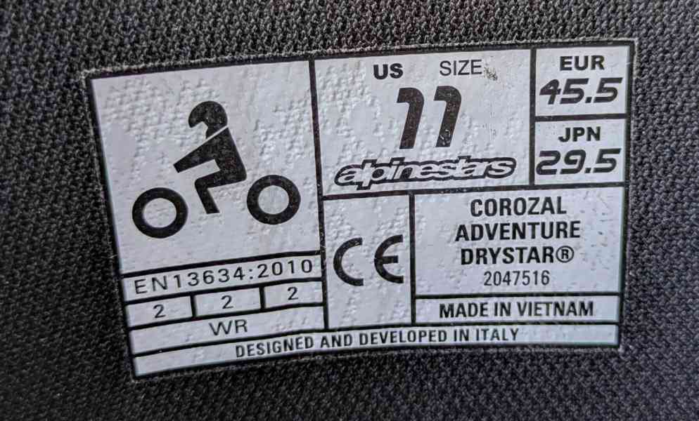 Enduro boty Alpinestars Corozal Adventure Drystar - foto 5
