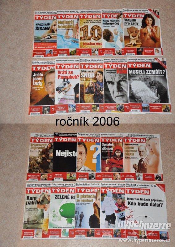 prodej - 289x magazín TÝDEN z let 2004-2013 (vč. speciálů) - foto 1