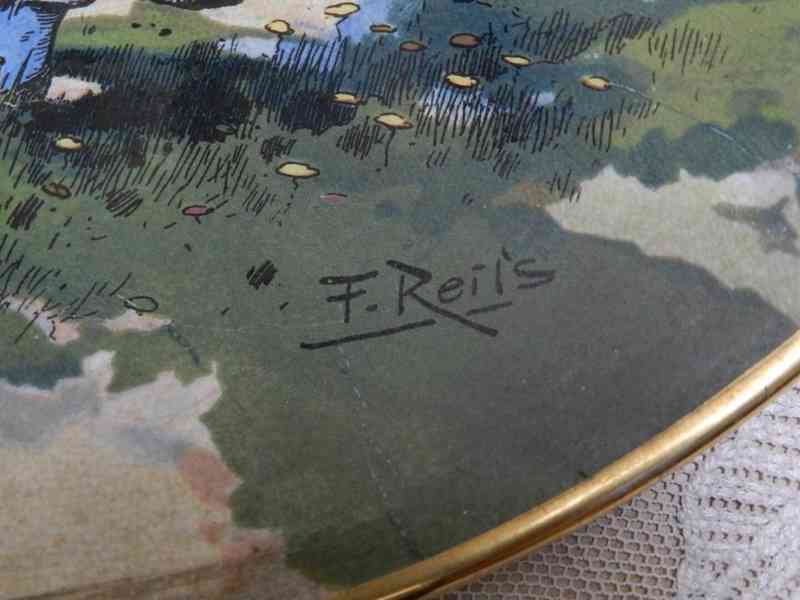 Obří  barevný Talíř Chlapci a Dívka  Villeroy Boch Mettlach  - foto 5