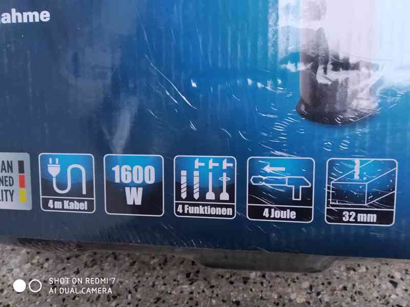 Prodám NEPOUŽITÉ bourací kladivo KRAFTRONIC KT-BH 1600 W. - foto 6