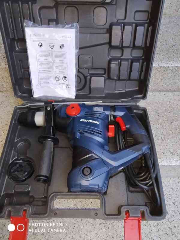 Prodám NEPOUŽITÉ bourací kladivo KRAFTRONIC KT-BH 1600 W. - foto 4