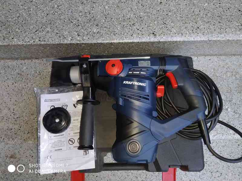 Prodám NEPOUŽITÉ bourací kladivo KRAFTRONIC KT-BH 1600 W. - foto 3