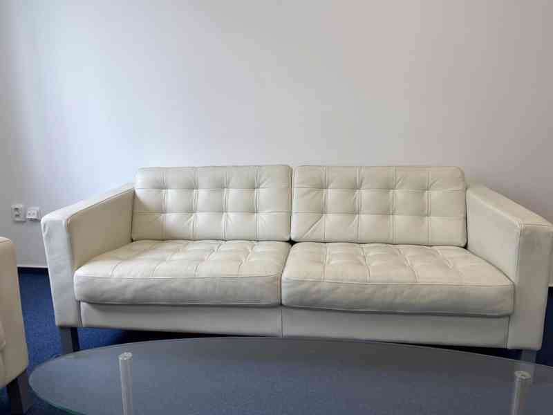 Sofa - sedačka + 2 křesla (pravá kůže) 