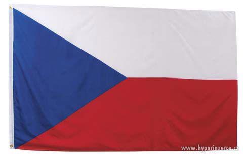Vlajka Česká republika 90 x 150 cm oboustranná - foto 1