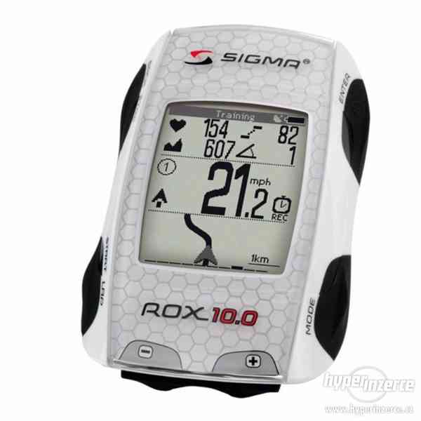 Cyklopočítač Sigma ROX 10.0 GPS BASIC, bílá+ snímač kadence+ - foto 1