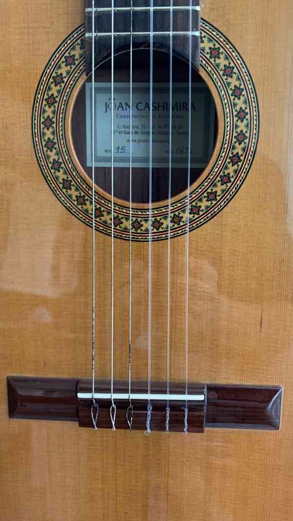 Originální kytara od Španělského výrobce JOAN CASHMIRA - foto 6