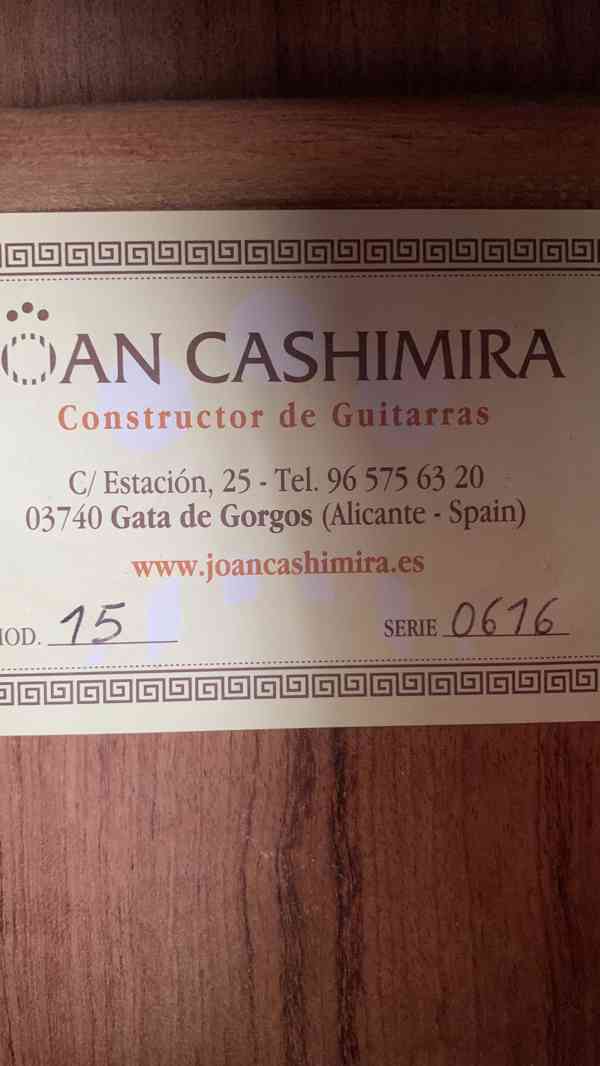 Originální kytara od Španělského výrobce JOAN CASHMIRA - foto 5