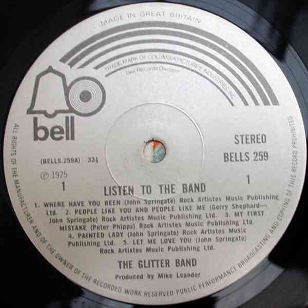 The Glitter Band – Listen To The Band (LP) - foto 4