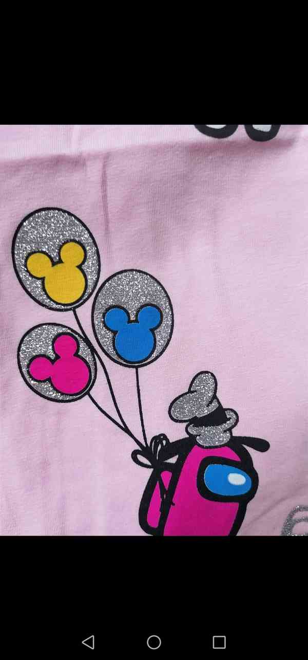 Dětské tričko Among us, se stříbrnými balónky, vel. 86-92 - foto 3