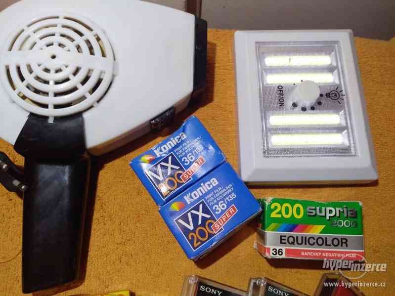 Fén +LED světlo +páska XR-12WE +SONY Mini DV +3x film! - foto 11