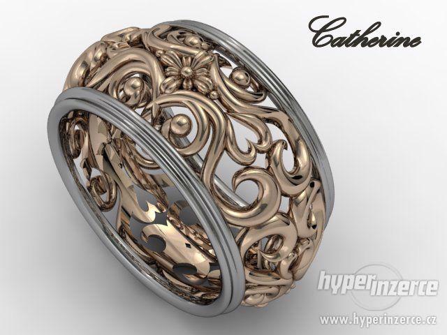 Exklusivní zlatý prsten"Catherine"-ORIN - foto 2